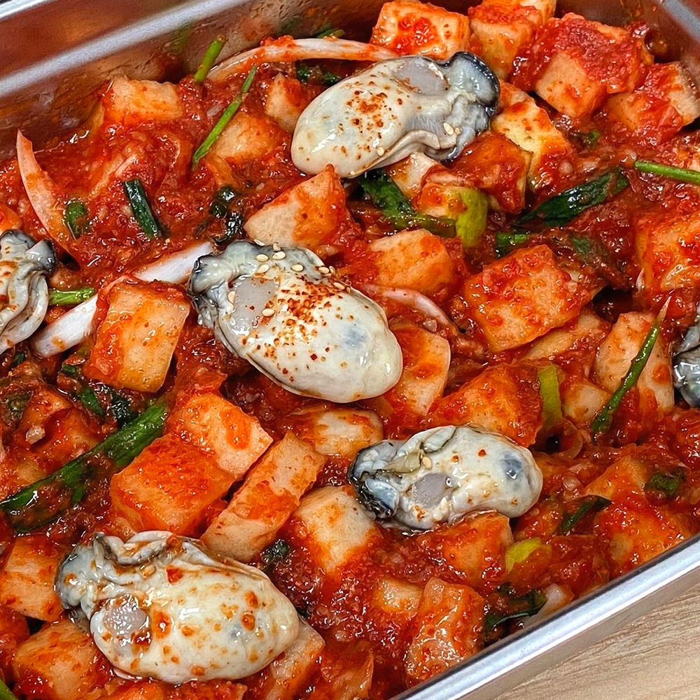 [통영직송-무배]생굴 무생채 무침 1kg 굴깍뚜기 생굴부추김치 대굴 당일생산 제철진미 - 상세 이미지 3