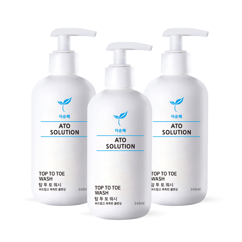 더순해 탑투토워시 245ml, 3개