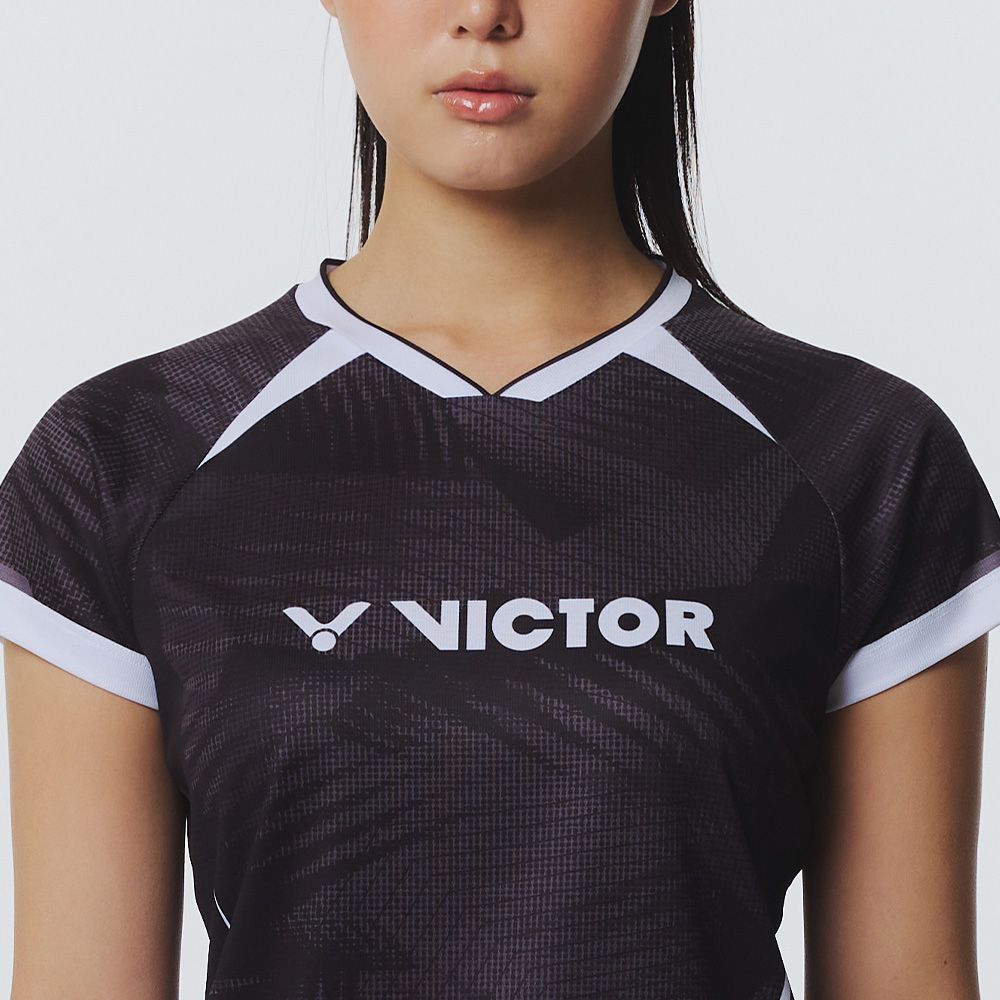 빅터 2026SS VT26AGW004F 스톰 페이트 블랙 블랙에디션 여성 경기티셔츠 - 상세 이미지 5