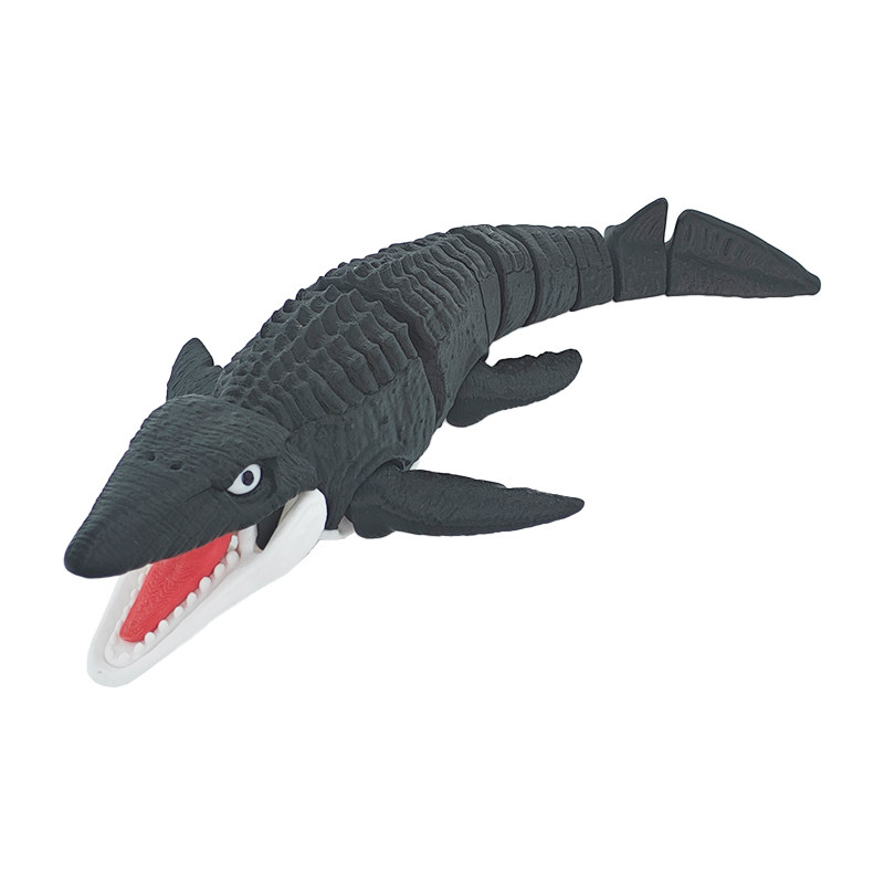 3D 프린팅 인테리어 어항 꾸미기 움직이는 바다 공룡 악어 고래 장난감피규어 골드 34cm - 상세 이미지 5