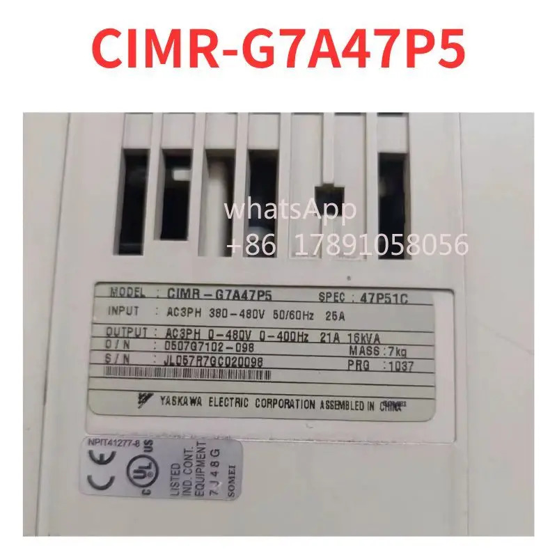 CIMR-G7A47P5 주파수 변환기 리퍼 완료