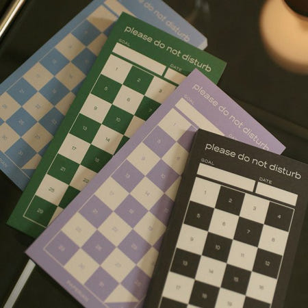 정인통상 새해계획 직장인 사무실 목표관리 체크리스트 습관 트래커 메모패드