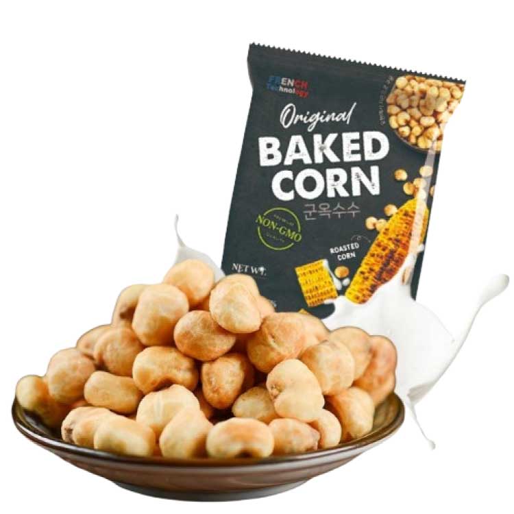 NON GMO 군옥수수 우유시즈닝 베이키드콘 오리지날180g 3봉 개별포장 - 상세 이미지 4