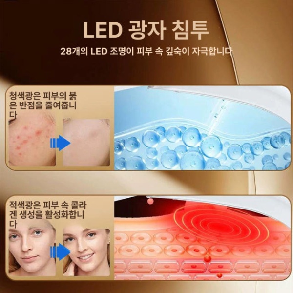 프리미엄 얼굴 탄력 테라바디 뷰티 디바이스 마사지기 페이스 리프팅 남녀공용 플래그십모델 - 상세 이미지 5