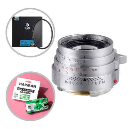 라이트렌즈랩 라이트 렌즈 랩 M 50mm f2 (Elcan) 실버 + BW필터