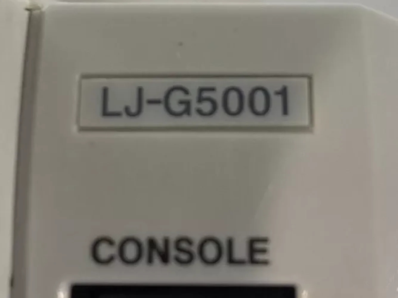 LJ-G5001 컨트롤러
