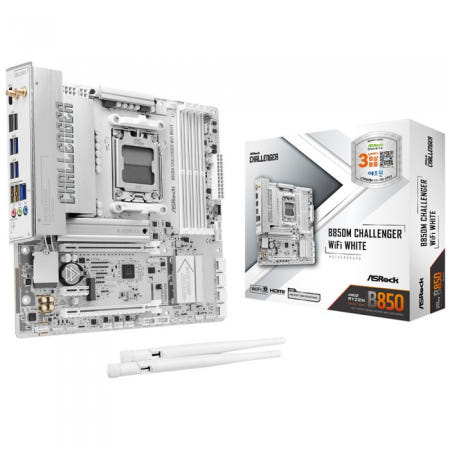 애즈락 ASRock B850M Challenger WiFi White 에즈윈 애즈락