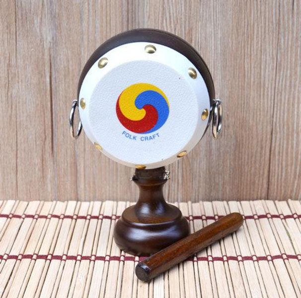 미니 전통 무용 소품 기념품 설장구 국악 민속놀이 공연 원형 북 - 상품 이미지