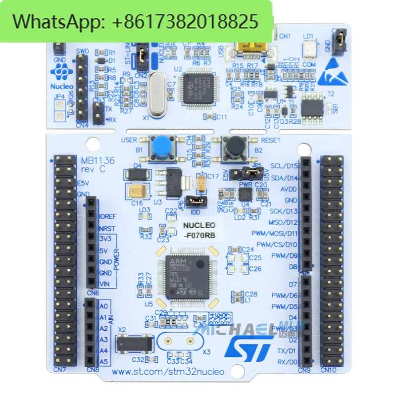 NUCLEO-F070RB STM32 Nucleo-64 개발보드 STM32F070RBT6