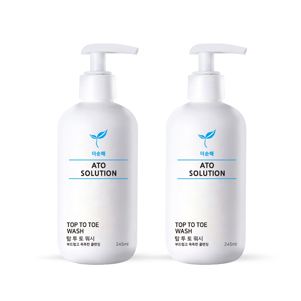더순해 탑투토워시 245ml, 2개