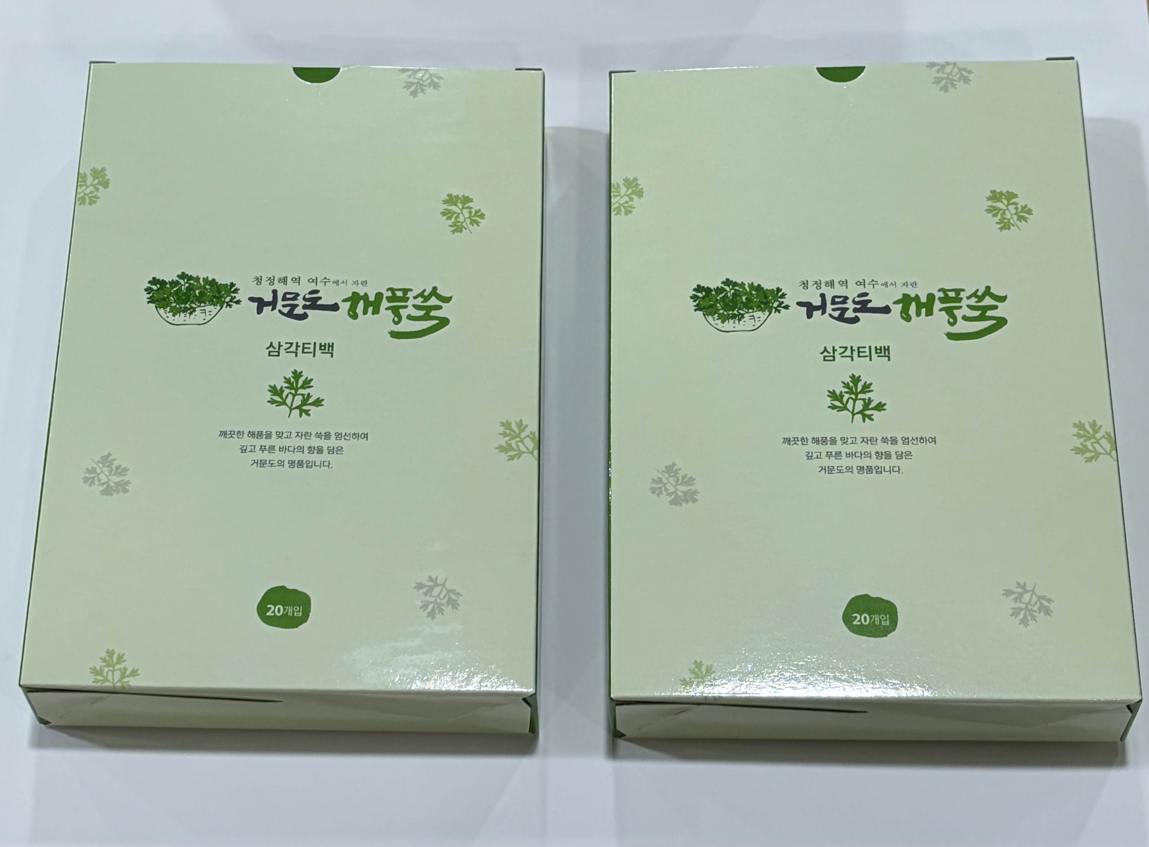 거문도해풍쑥 프리미엄 쑥차 삼각티백 40개입 - 상세 이미지 2