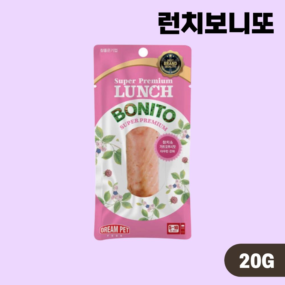런치보니또 고양이 통살간식 3종 콤보, 20g, 3개 - 상세 이미지 3