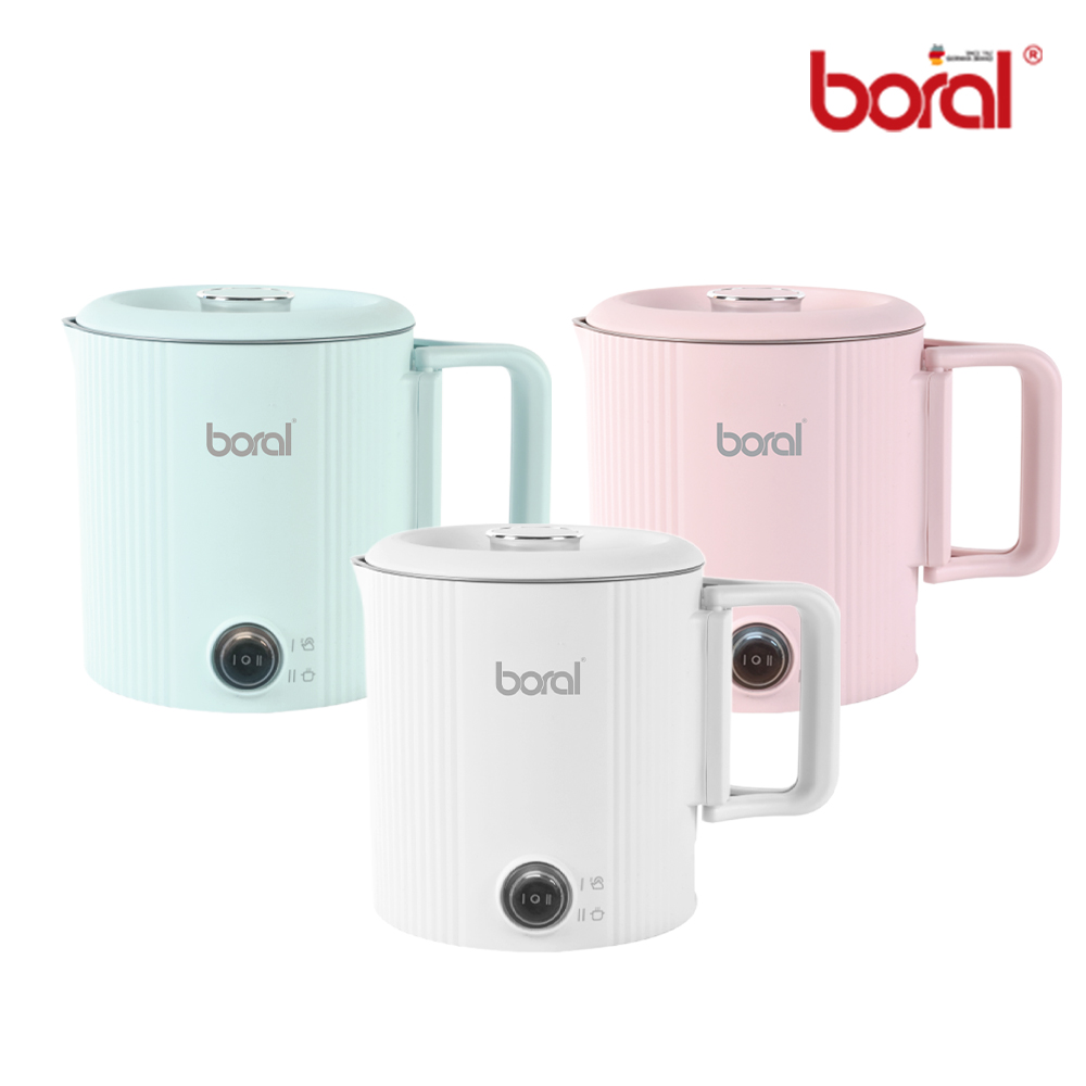 보랄 트래블 스텐 멀티 전기포트 여행용 캠핑용 해외여행 듀얼전압 110V 220V SUS304 BR-W330GF 이미지 7