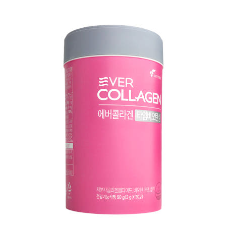 에버콜라겐 타임 비오틴 셀 30포 x 1통 (1개월분) 저분자 피쉬콜라겐 분말형