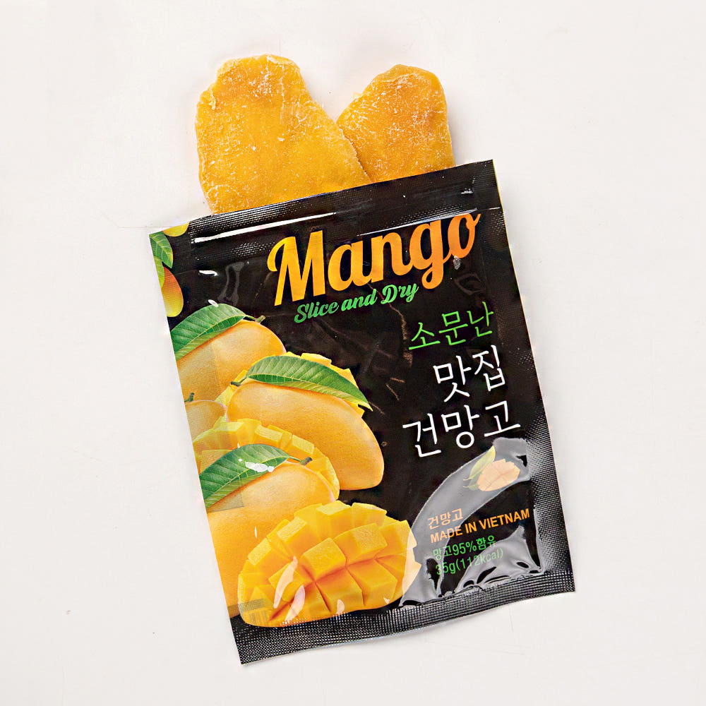 망고 말랭이 건망고 슬라이스 말린 간식 건과일