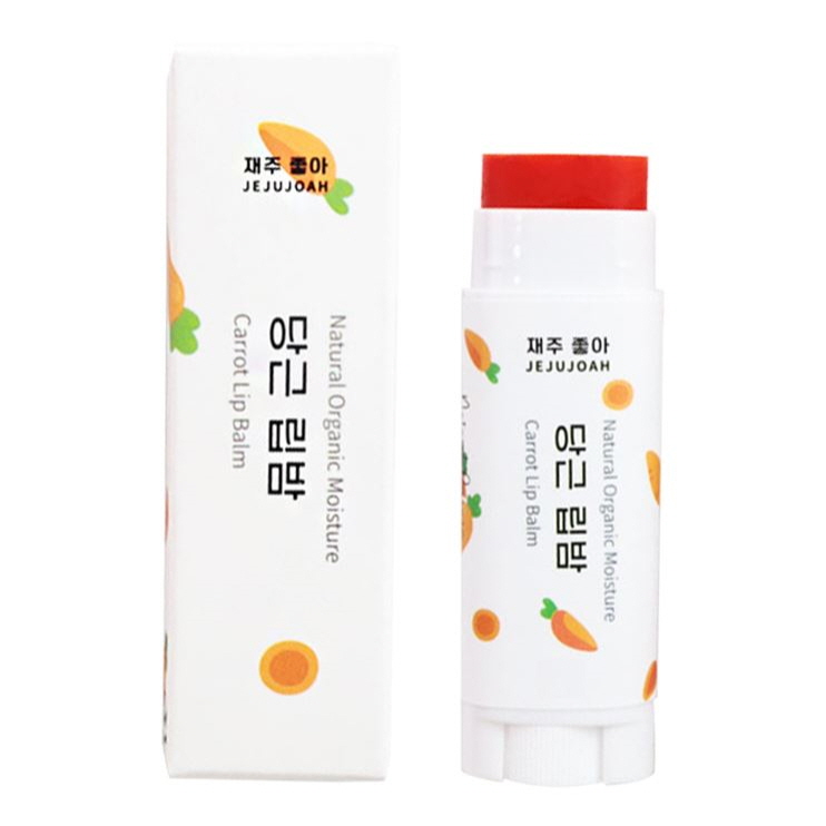 제주 동백 오일 천연 립밤 입술보호제 당근립밤 - 상품 이미지