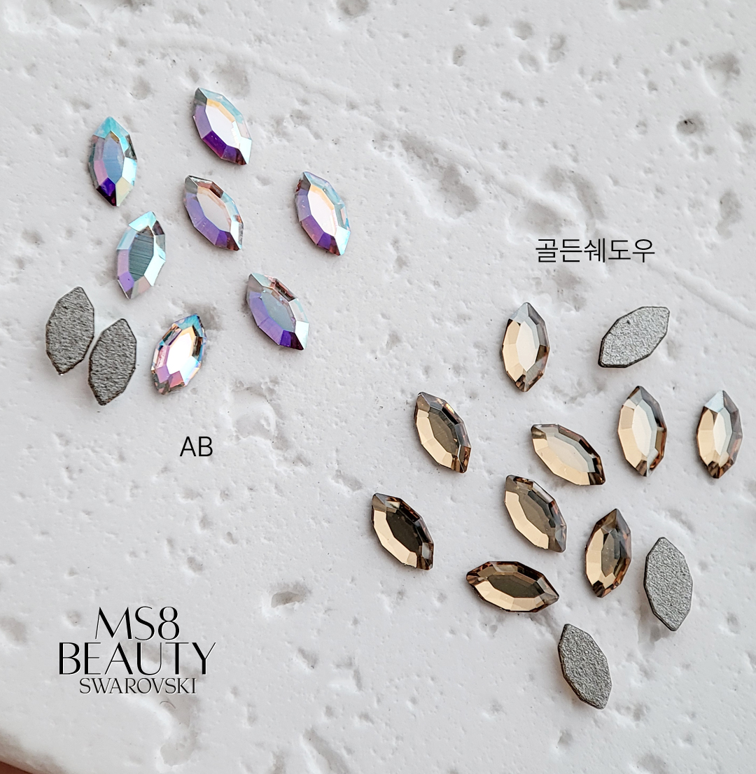 스와로브스키 스톤 2200 나베트 4mm 20개 크리스탈 스와 - 상세 이미지 3