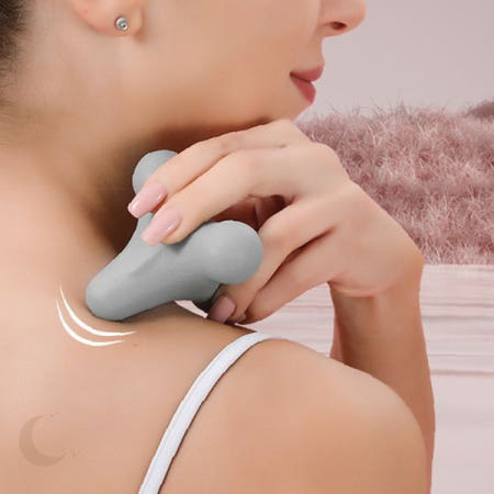 목 어깨 등 전신 근육 이완 셀프 마사지 도구 휴대용 경직 완화 촉진 안마 롤러