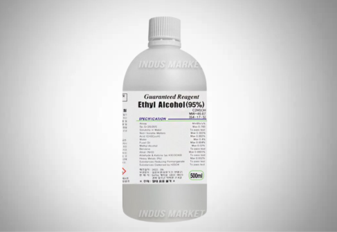 무수 에탄올 에틸 알코올 무수 알콜 청소용 소독용 식물성 에탄올 500ml - 상품 이미지