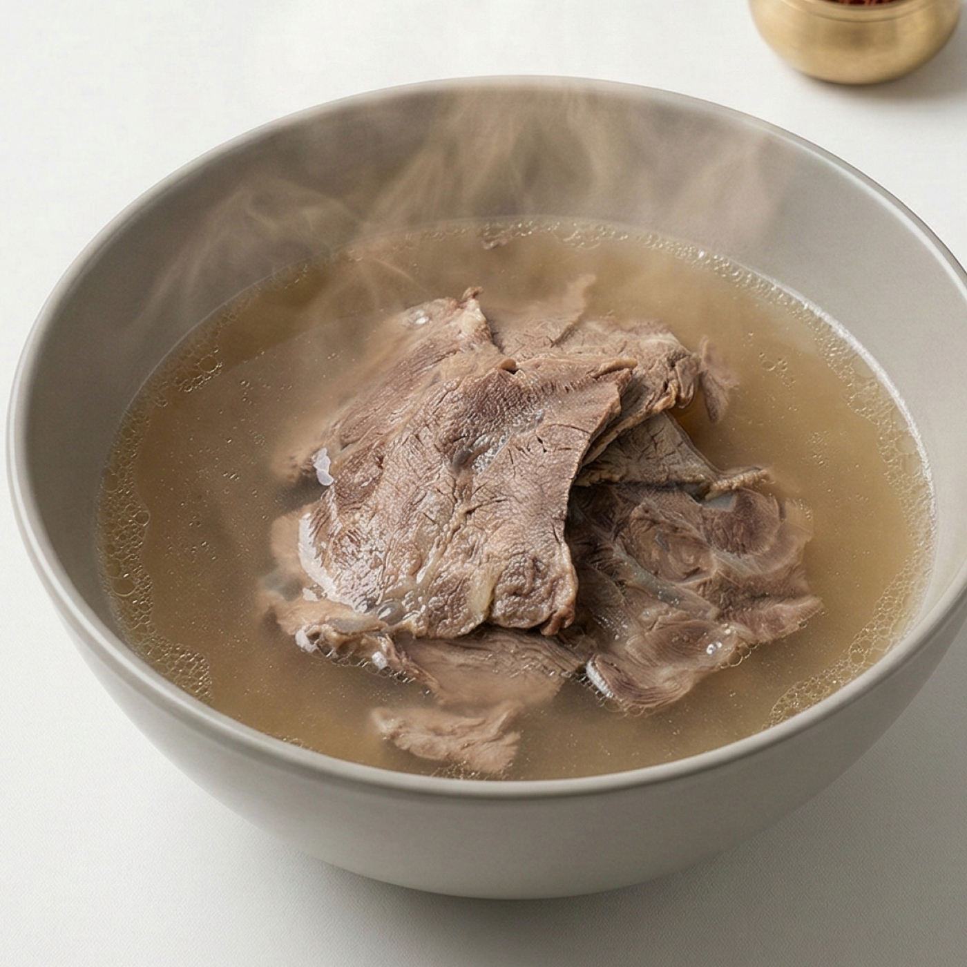 공감식탁 투뿔 한우 사골 곰탕 갈비탕 맑은곰탕 소고기 국밥 밀키트 사골국 600g 이미지 7