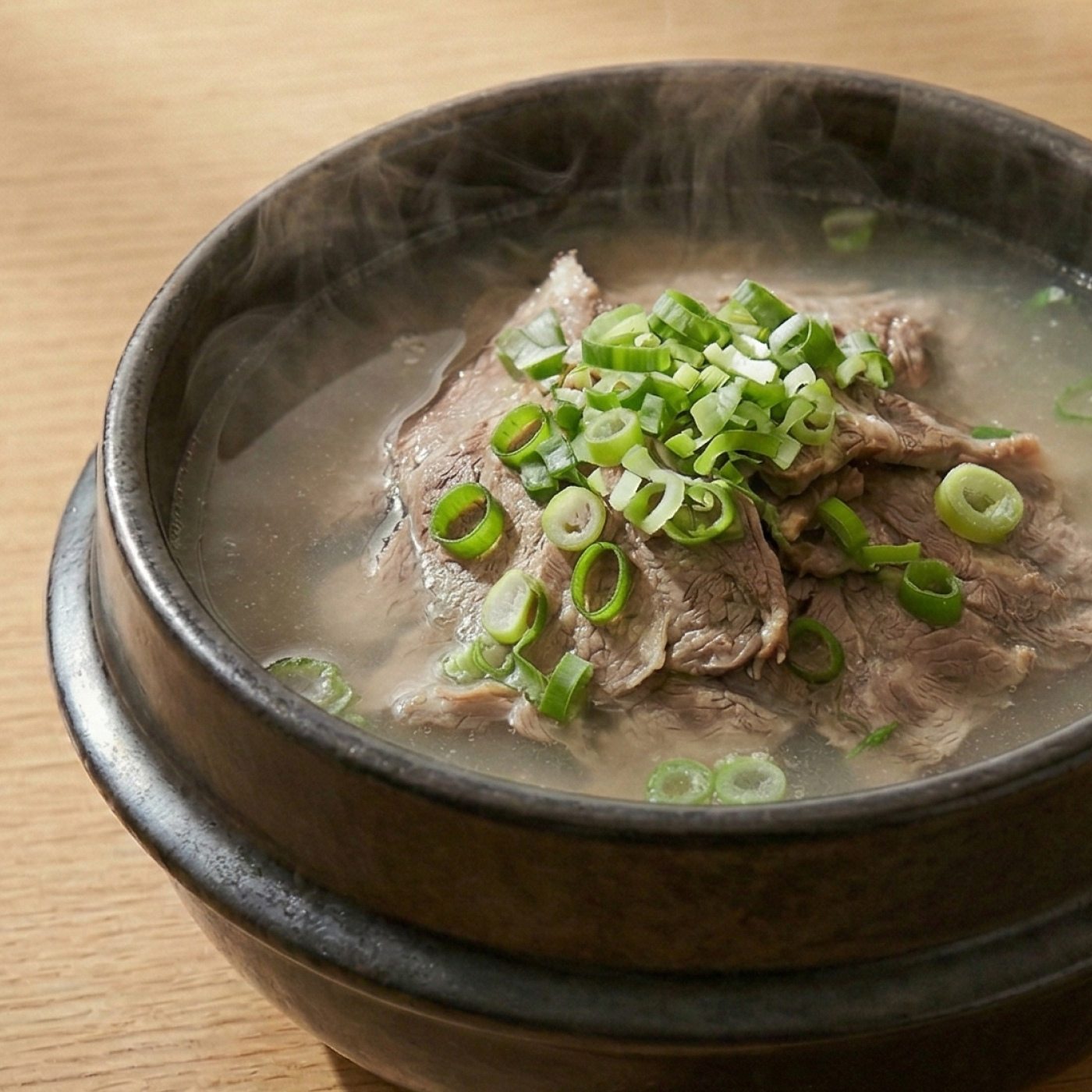 공감식탁 투뿔 한우 사골 곰탕 갈비탕 맑은곰탕 소고기 국밥 밀키트 사골국 600g - 상품 이미지