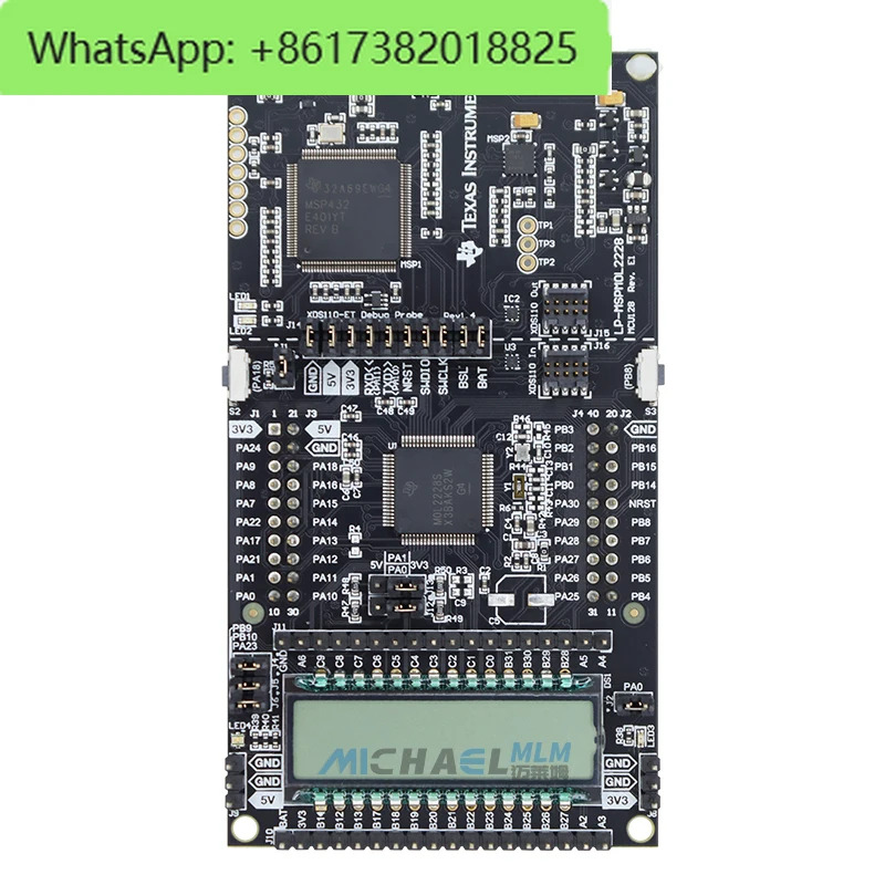 MSPM0L2228 MCU LCD 화면 LED 프로그래밍 TI 디버깅 기능을 갖춘 LP-MSPM0L2228 개발보드