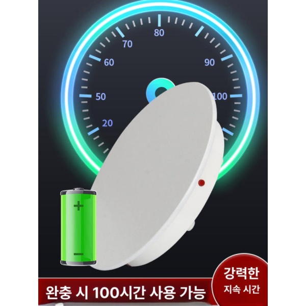 프리미엄 턴테이블 자동회전 360도 전시용 디스플레이 전시용품 화이트 UFO 노브 16cm 15KG - 상세 이미지 3