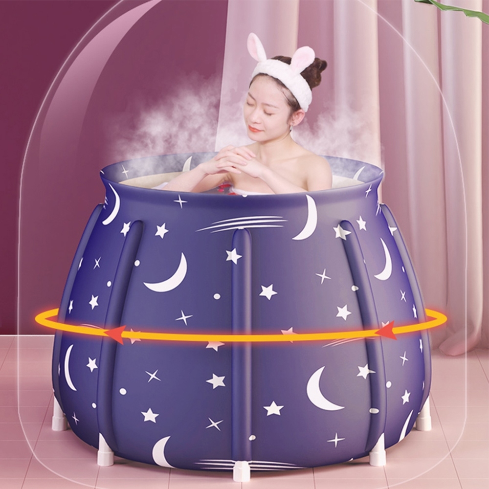 항아리 튜브 접이식 욕조 반신욕 스파 - 상품 이미지