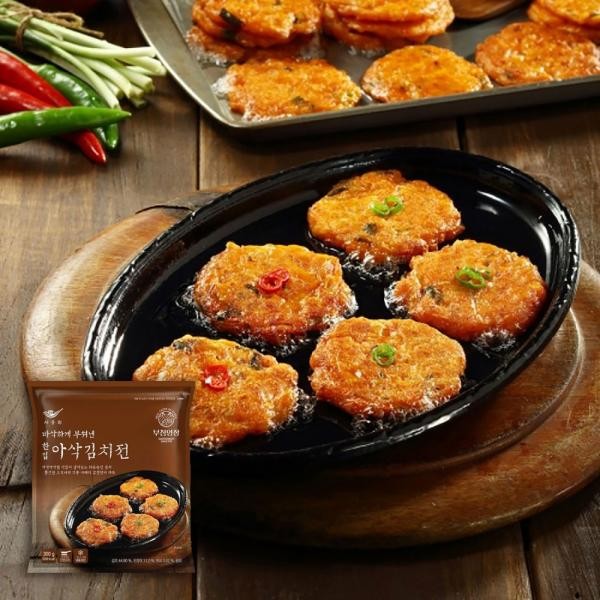 부침명장 김치전 사옹원 한입아삭김치전 300g x 3EA - 상세 이미지 2