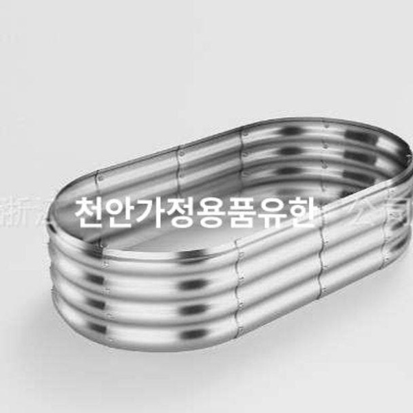 프리미엄 옥상 텃밭 화단 틀밭 대형 직사각 타원형 아연도금 상추 두께 0.4mm 120x60x30 - 상세 이미지 2