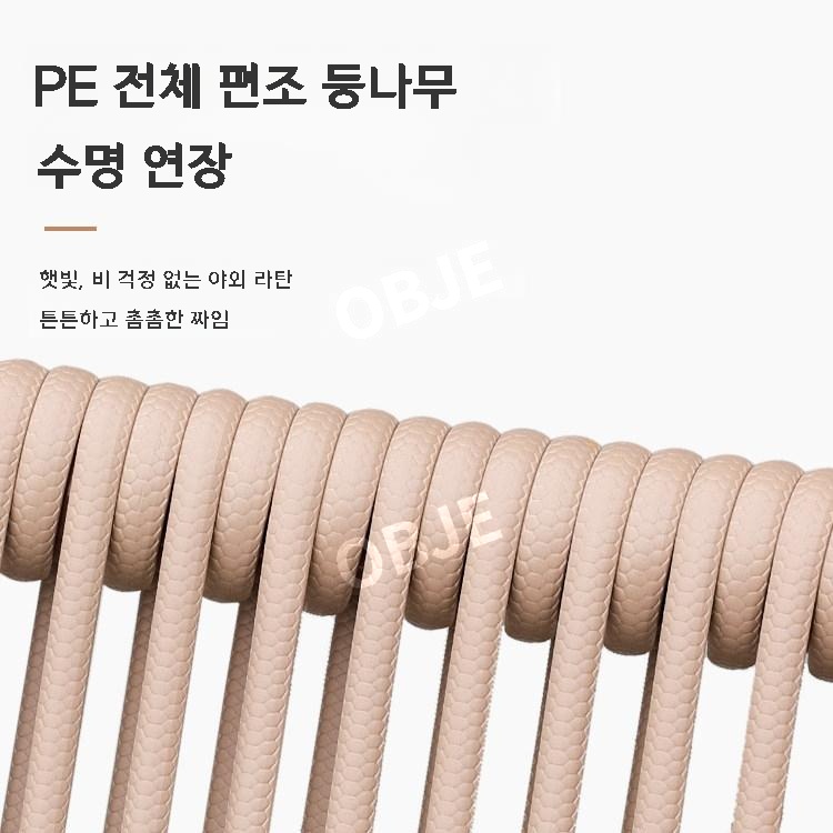 침대형 썬베드 접이식 수영장 야외용 리클라이너 테라스 비치 선베드 이미지 7