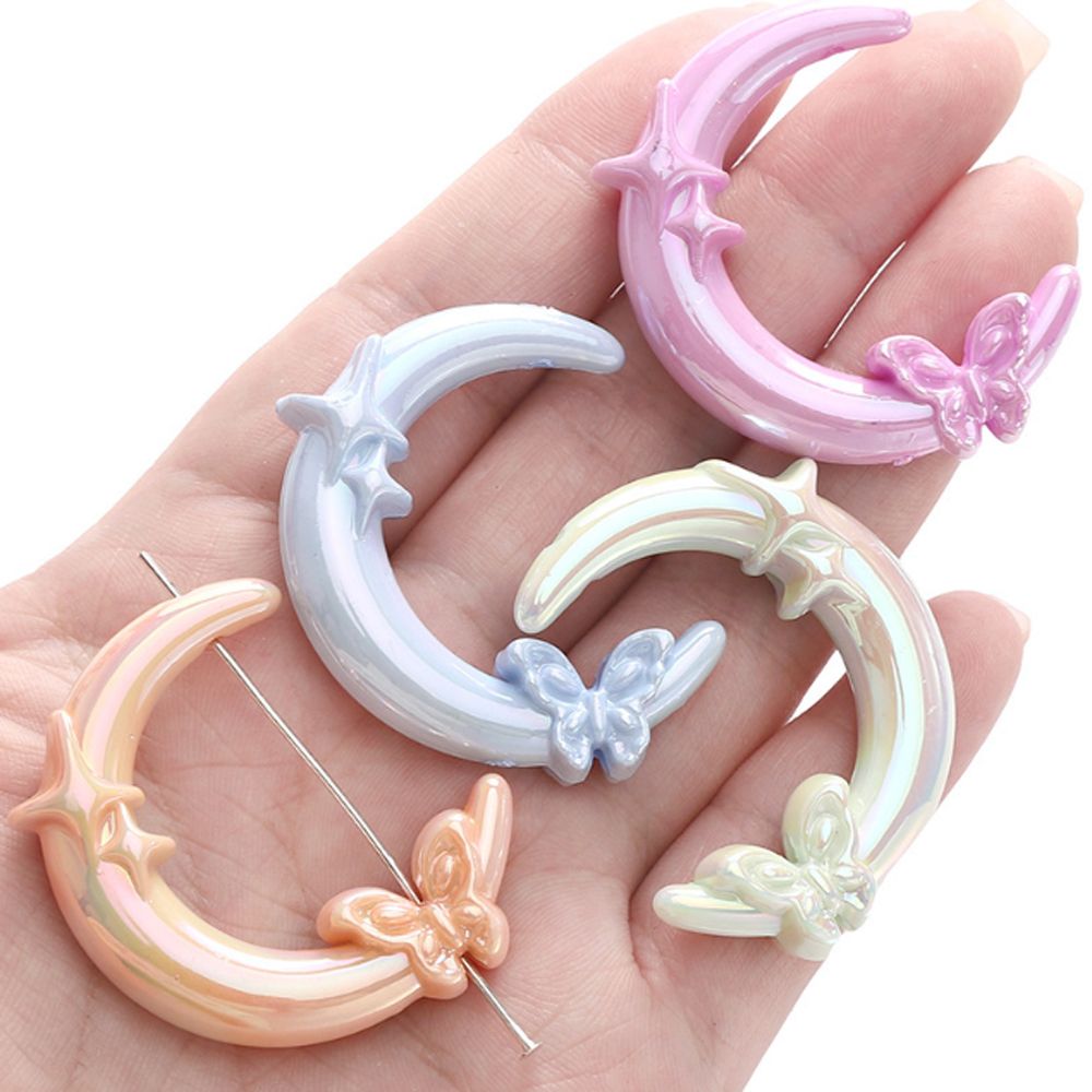 영롱 달 비즈 거꾸 빗꾸 볼꾸 볼펜 거울 빗 꾸미기 재료 만들기 키링 부자재 DIY - 상세 이미지 2