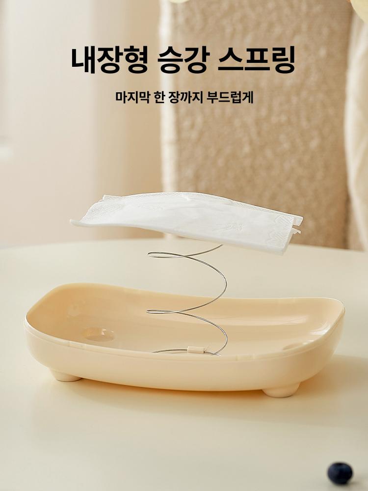 티슈 케이스 북유럽 인테리어 소품 거실 티슈박스 아크릴 기본 - 상세 이미지 3