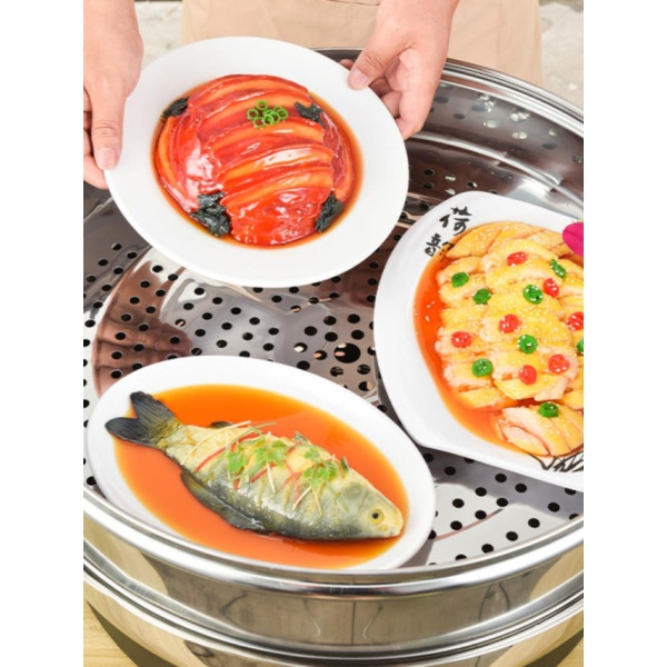 프리미엄 업소용 대용량 전기찜기 호빵찜기 만두 증숙기 조리기 1세대 35cm 5-8인용 3단 - 상세 이미지 3