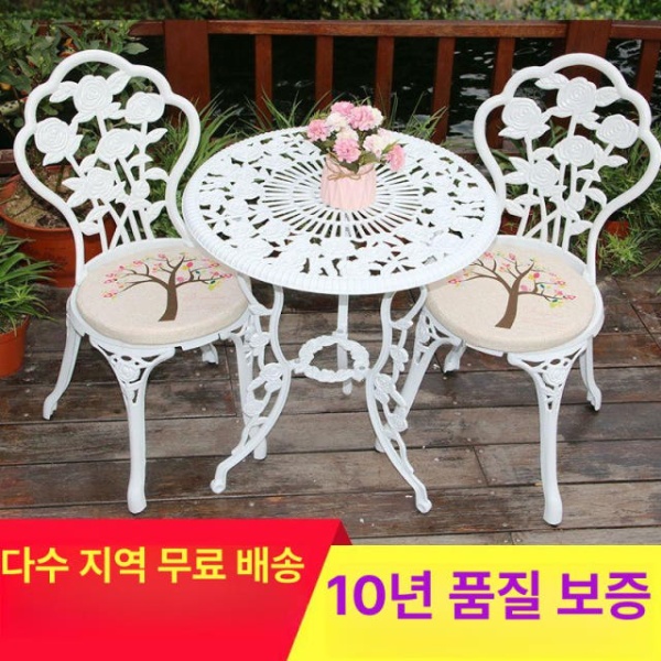 프리미엄 야외 테이블 의자 포장마차 파라솔 편의점테라스 펜션 단일 의자 색상지정 - 상세 이미지 2