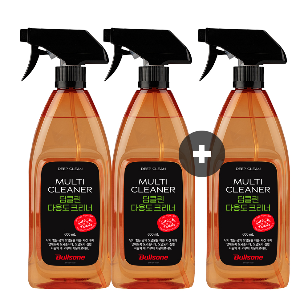 [2+1 이벤트][불스원] 불스원 자동차 실내세정제 내부세차 딥클린 다용도 크리너 600ml 제품 이미지