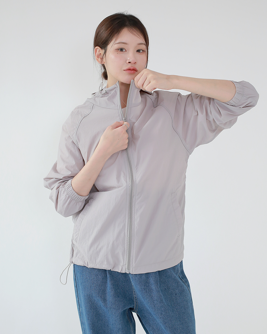 FTFL 윈드 남녀공용 초경량 윈드브레이커 후드 집업 바람막이 등산복 운동복 자켓 봄여름 이미지 7