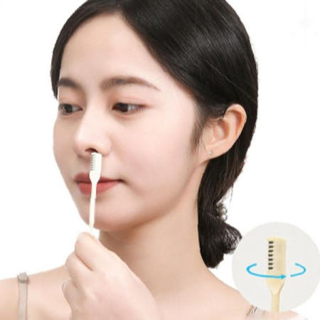 안전 날 수동식 코 털 정리 손질 위생 관리 개인 미용 그루밍 케어 용품