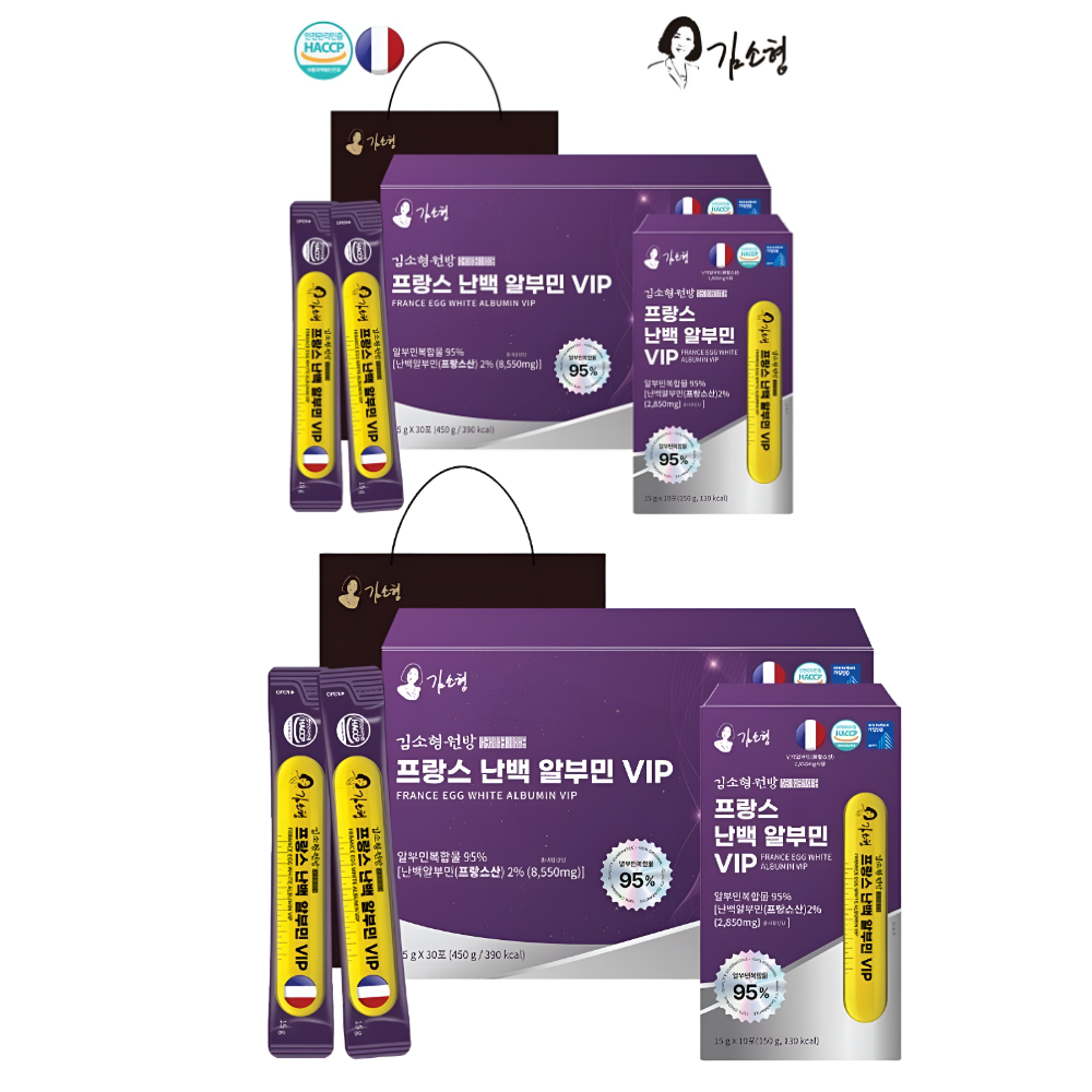 김소형원방 프랑스 난백 알부민 마시는 골드 플러스 실크 김소영 약1개월 30포, 2개 - 상품 이미지