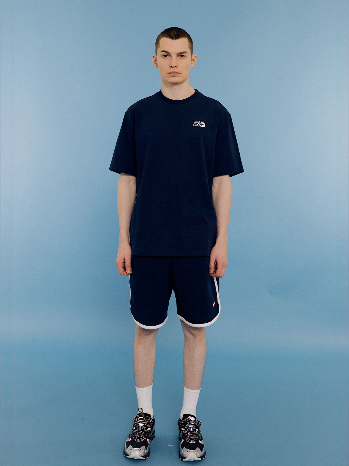 아부가르시아 클래식 ABU 반팔 티셔츠 NAVY - 상세 이미지 2