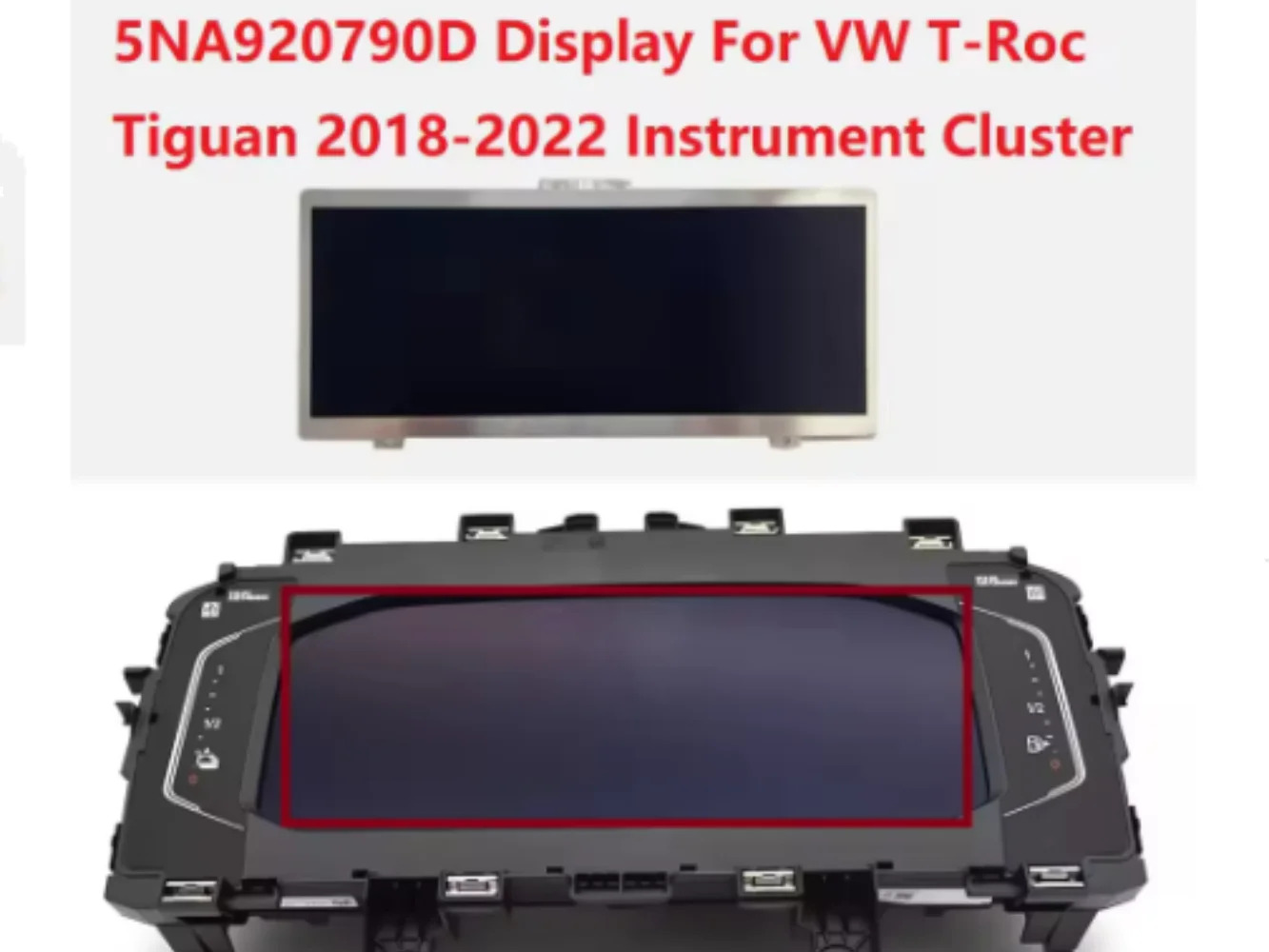 T-Roc Tiguan - 계기판 LCD 화면 수리 5NA 920790 D