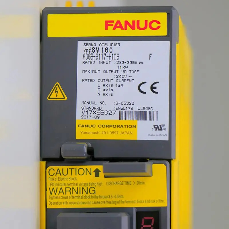새 A06B-6117-H106 Fanuc 드라이브 12 개월