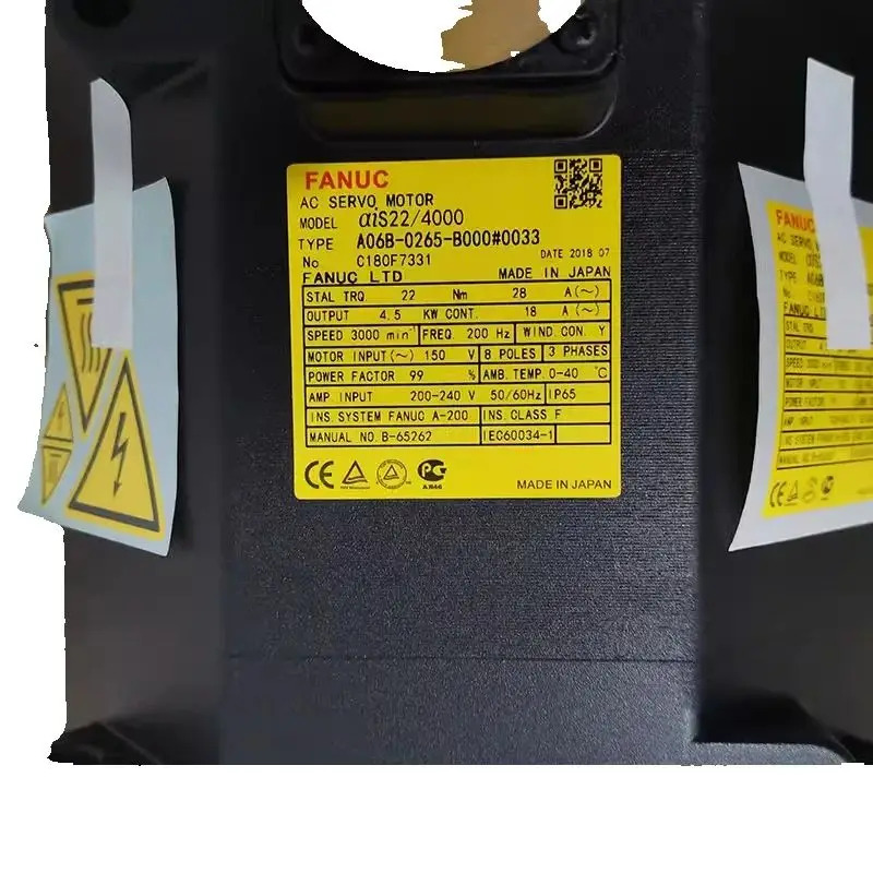 A06B-0265-B000 Fanuc 모터 신