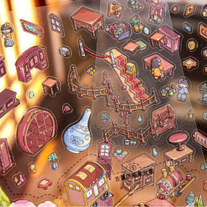 [세트구매 2종] 3D방꾸미기 다꾸 스꾸 씬스티커 레트로 드림 실사용 후기 | 효과 있을까? - 상품 이미지 2