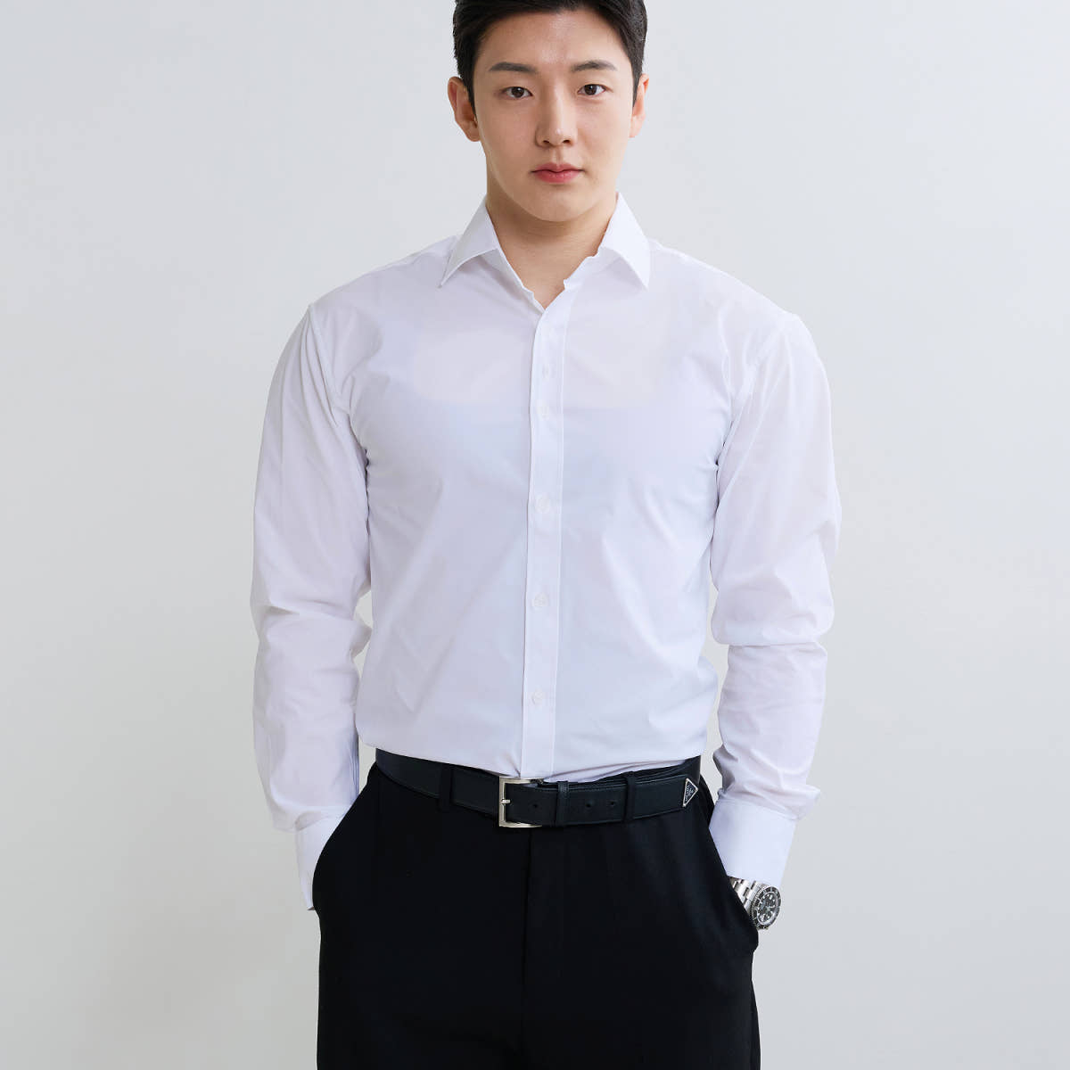 핵쿨남 어깨넓어보이는 프리미엄 남자 머슬핏 셔츠