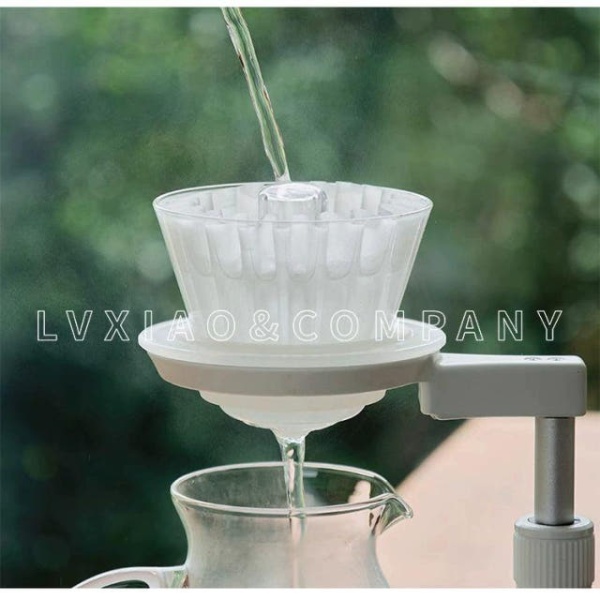 프리미엄 핸드드립 휴대용 드리퍼 린싱 도구 가정용 V60 필터 컵용 여과지 용품 155 케이크 필터용 - 상품 이미지