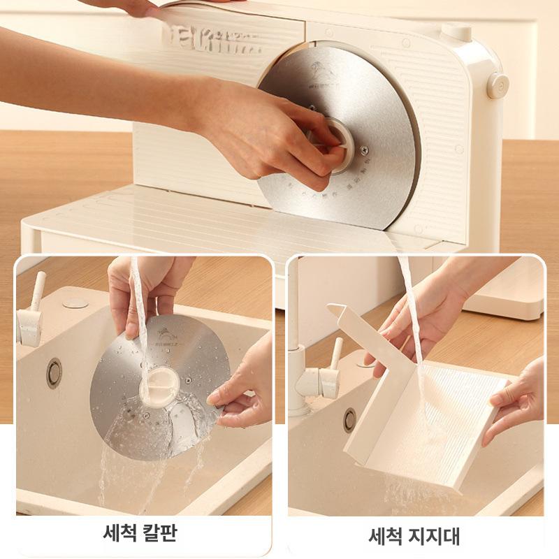 슬라이서 가정용 육절기 고기 칼날 절단기 탁상용 야채 대패 식품 전기 다기능 슬라이서 - 상세 이미지 4