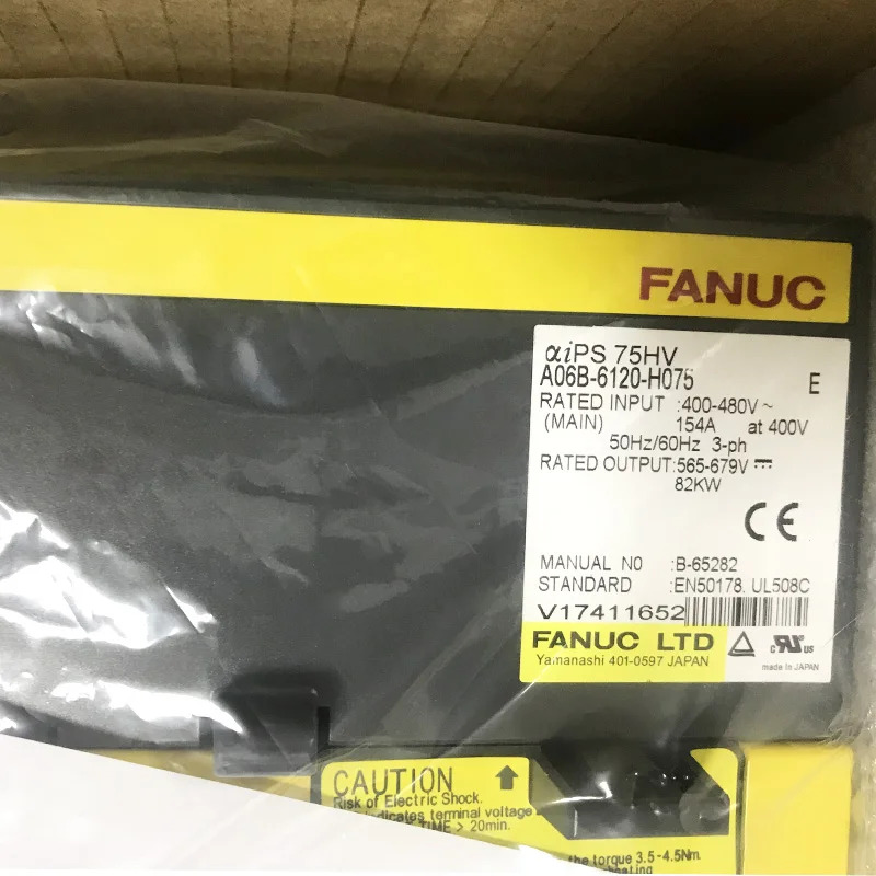 새 A06B-6120-H075 Fanuc 드라이브 12 개월