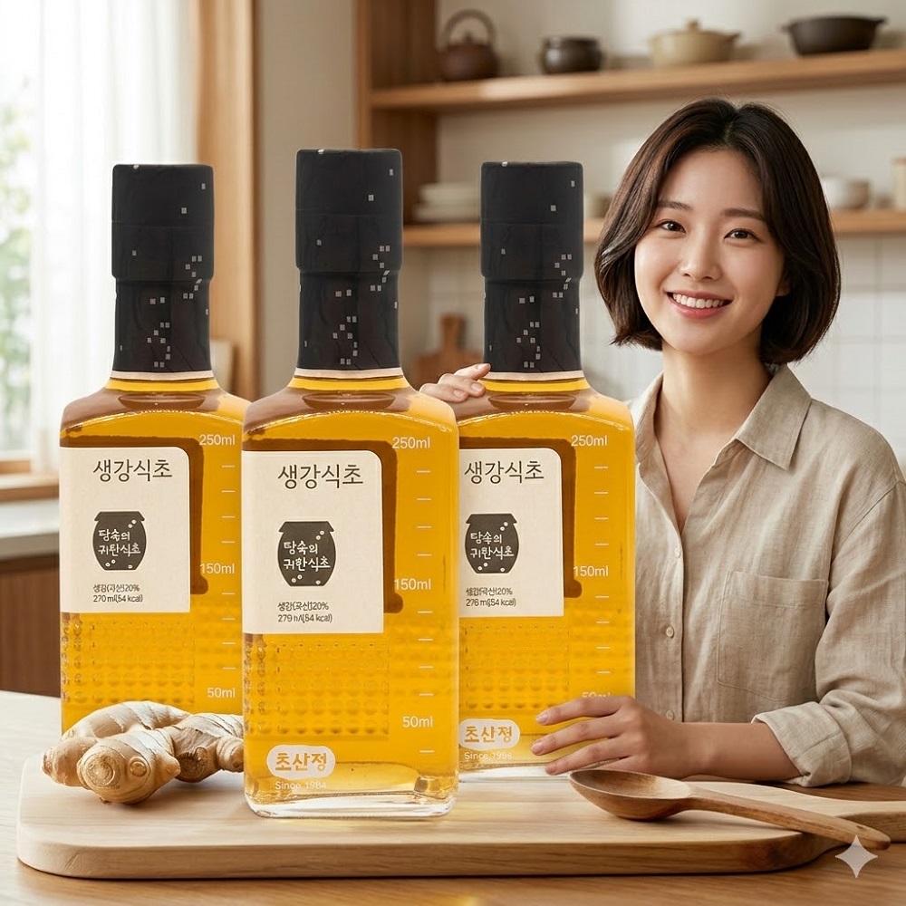 생강식초 생강 식초 270ml 3병 - 상품 이미지