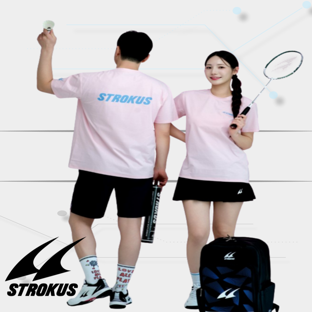 스트로커스 배드민턴 의류 티셔츠 남녀공용 26년 컬렉션 배드민턴복 STRT-2651 이미지 6